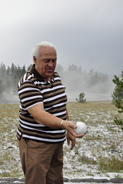 Lee Duquette made a hail ball